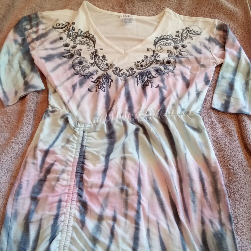 Tie Dye Casual Dress - Venus Brand